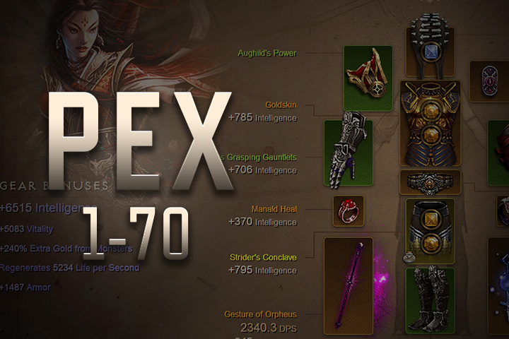 Diablo 3 : Build leveling du Sorcier